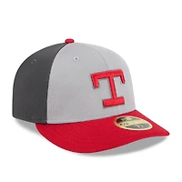 V107988 Ranger Mlb Nwe 2025 Gray Batting Practice Lp 59fifty HATMENLOP 60640275 #22