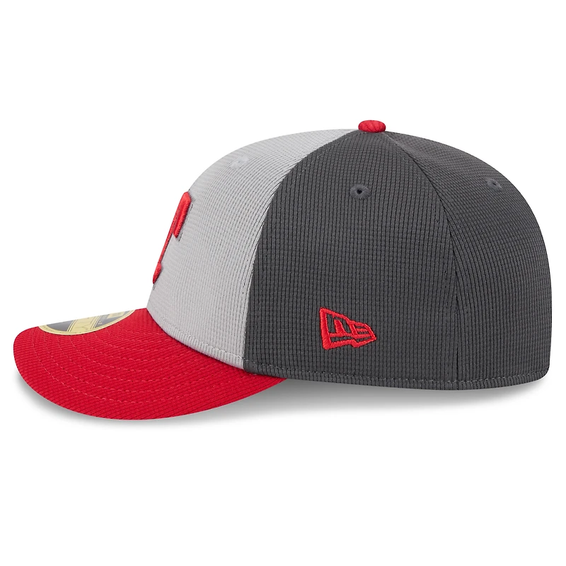 V107988 Ranger Mlb Nwe 2025 Gray Batting Practice Lp 59fifty HATMENLOP 60640275 #22