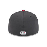 V107988 Ranger Mlb Nwe 2025 Gray Batting Practice Lp 59fifty HATMENLOP 60640275 #22