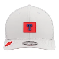 Casquette ajustable New Era grise Texas Rangers 2026 Clubhouse 9SEVENTY pour homme