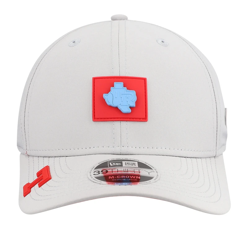 Men's New Era  Gray Texas Rangers 2026 Clubhouse Alternate 39THIRTY Flex Hat