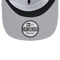 Casquette de golf à visière snapback Texas Rangers grise New Era pour homme