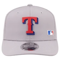 Men's New Era Gray Texas Rangers Laser Perforated 9SEVENTY Adjustable Hat