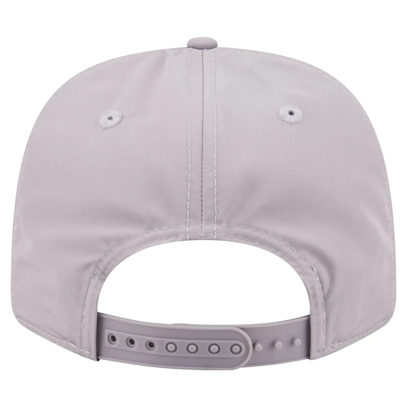Men's New Era Gray Texas Rangers Laser Perforated 9SEVENTY Adjustable Hat