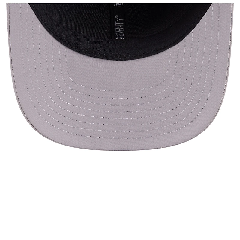 Men's New Era Gray Texas Rangers Laser Perforated 9SEVENTY Adjustable Hat