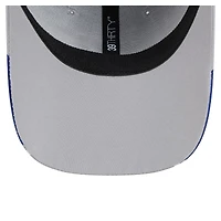 Casquette Linear 39THIRTY Flex grise des Texas Rangers de New Era pour homme
