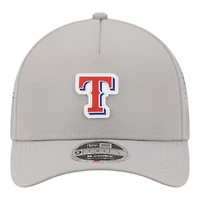 Casquette ajustable New Era 9FORTY M-Crown A-Frame grise Texas Rangers pour homme