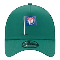 Men's New Era  Green Texas Rangers Pin Seeker 9FORTY A-Frame Adjustable Hat
