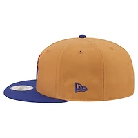 Casquette snapback New Era 9FIFTY kaki/bleu foncé Texas Rangers Ice Cream pour homme