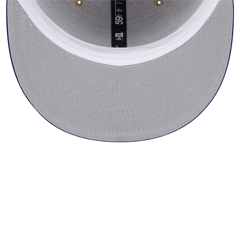 Men's New Era Khaki Texas Rangers 59FIFTY Fitted Hat