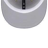 Men's New Era Khaki Texas Rangers 59FIFTY Fitted Hat