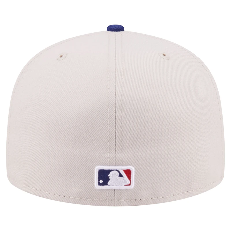 Men's New Era  Khaki Texas Rangers City Icon 59FIFTY Fitted Hat