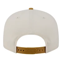 Men's New Era Light Beige/Khaki Texas Rangers Two-Tone Color Pack 9FIFTY Snapback Hat