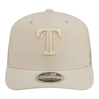 Men's New Era Light Beige Texas Rangers Color Pack COOLERA 9SEVENTY Trucker Adjustable Hat