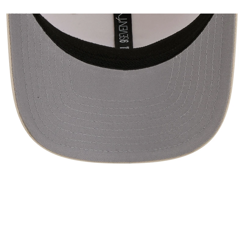 Men's New Era Light Beige Texas Rangers Color Pack COOLERA 9SEVENTY Trucker Adjustable Hat