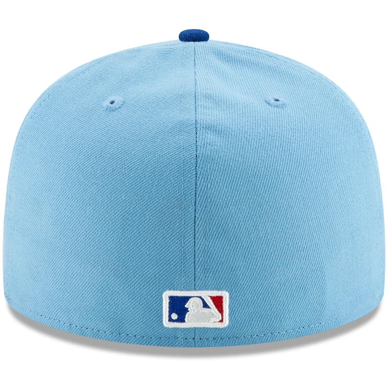 New Era Homme Bleu clair / Royal Texas Rangers Alternate 2 Authentic Collection On-Field - Casquette ajustée 59FIFTY