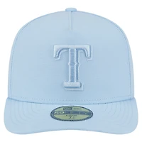 Casquette ajustée New Era 59FIFTY bleu clair Texas Rangers Color Pack pour homme