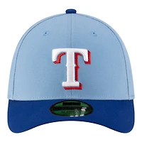 Men's New Era  Red Texas Rangers Player Replica 39THIRTY M-Crown Flex Hat
