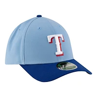 Casquette New Era rouge Texas Rangers pour homme, réplique de joueur 39THIRTY M-Crown Flex