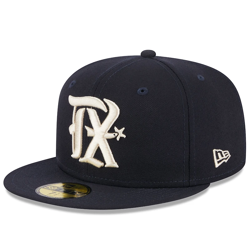 Men's New Era Navy Texas Rangers 2023 City Connect 59FIFTY Fitted Hat