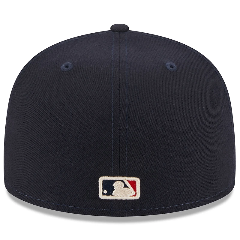 Men's New Era Navy Texas Rangers 2023 City Connect 59FIFTY Fitted Hat