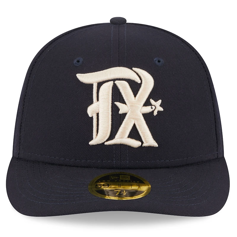 Men's New Era  Navy Texas Rangers 2023 City Connect Low Profile 59FIFTY Fitted Hat