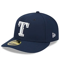 Men's New Era Navy Texas Rangers Oceanside Low Profile 59FIFTY Fitted Hat
