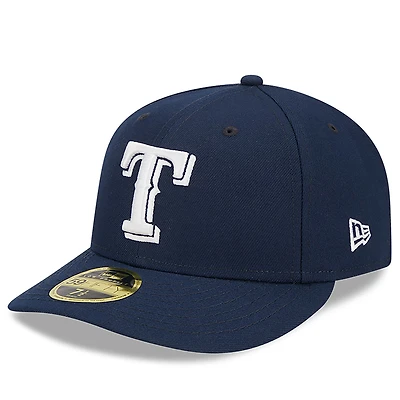 Men's New Era Navy Texas Rangers Oceanside Low Profile 59FIFTY Fitted Hat