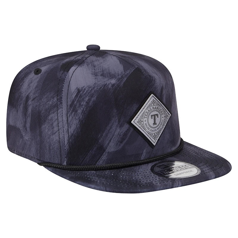 Men's New Era Navy Texas Rangers Printed Golfer Snapback Hat