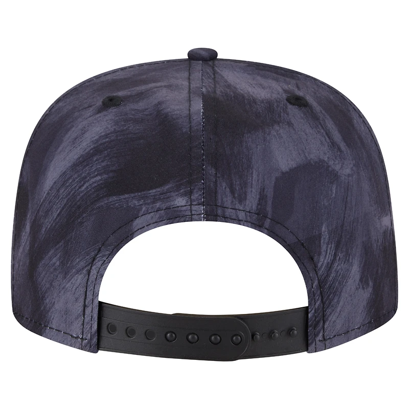 Casquette de golf à imprimé Texas Rangers bleu marine New Era pour homme