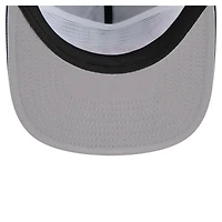 Casquette de golf ajustable New Era bleu marine Texas Rangers Retro Satin pour homme