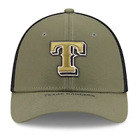 Men's New Era  Olive Texas Rangers 2026 Armed Forces Day 39THIRTY M-Crown Flex Hat