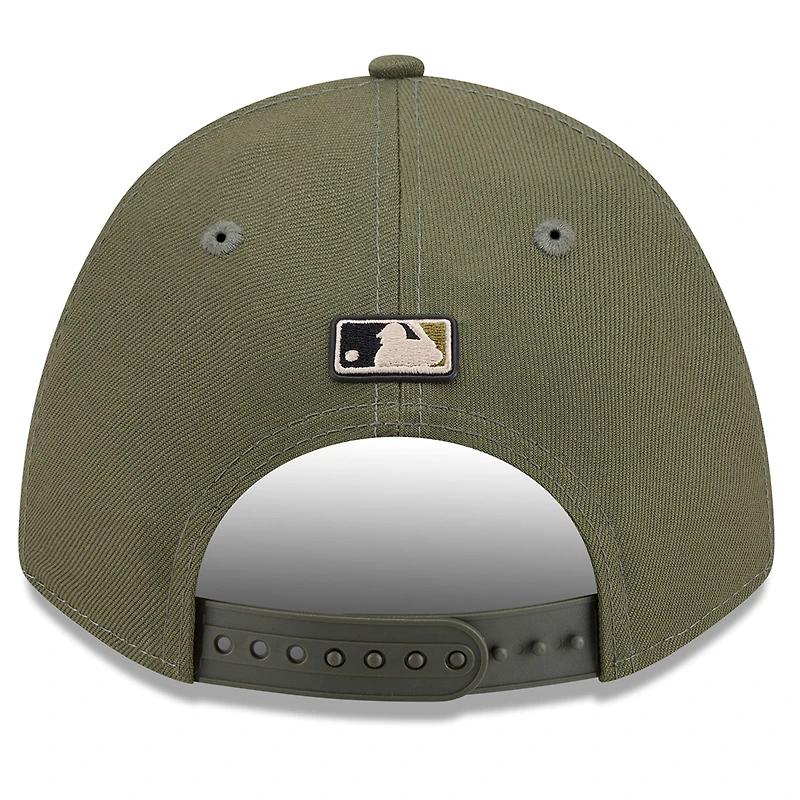 Men's New Era Olive Texas Rangers 2026 Armed Forces Day 9FORTY Adjustable Hat