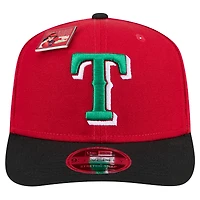Casquette ajustable 9SEVENTY Big League Chew pour homme New Era rouge/noir Texas Rangers 2024