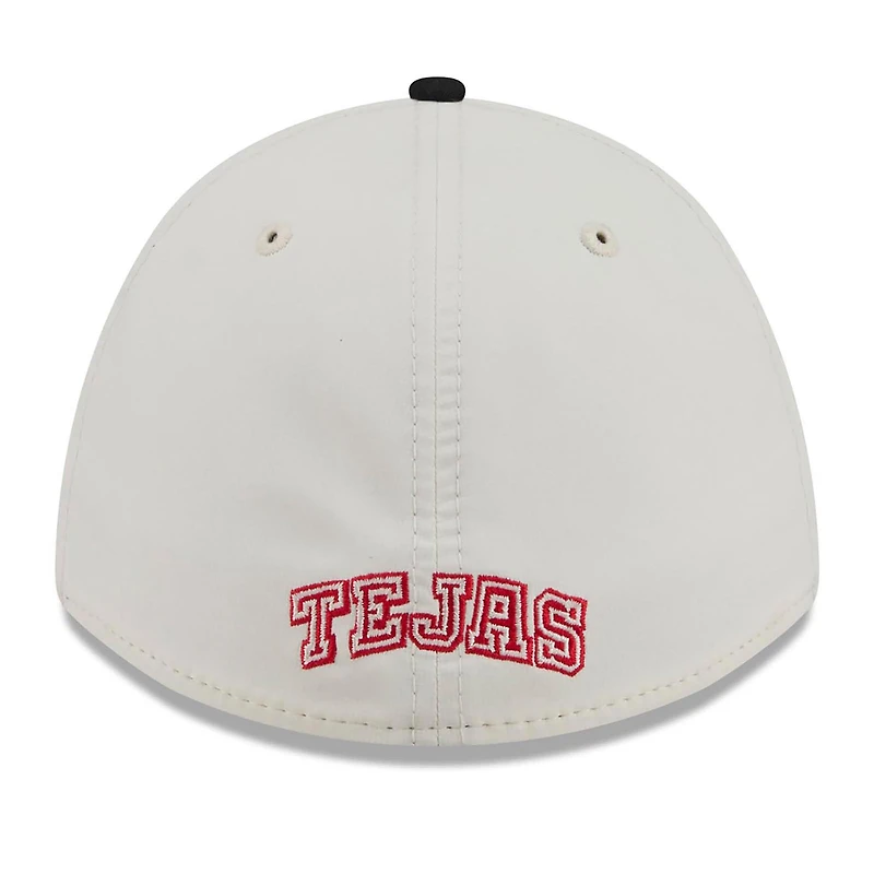 Casquette New Era rouge/noire Texas Rangers 2026 City Connect M-Crown A-Frame 39THIRTY Flex pour homme