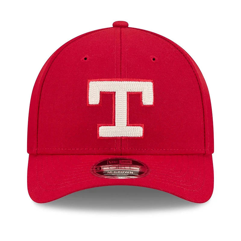 Casquette ajustable New Era rouge Texas Rangers 2026 City Connect 9FORTY M-Crown pour homme