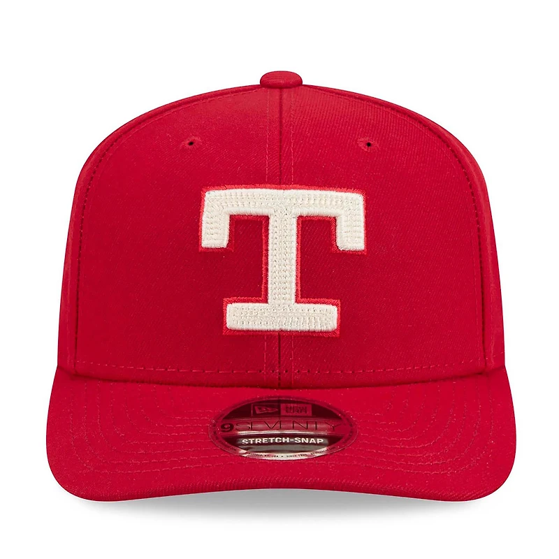 Casquette ajustable New Era rouge Texas Rangers 2026 City Connect 9SEVENTY pour homme