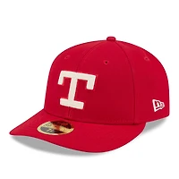 Casquette ajustée New Era rouge Texas Rangers 2026 City Connect Low Profile 59FIFTY pour homme