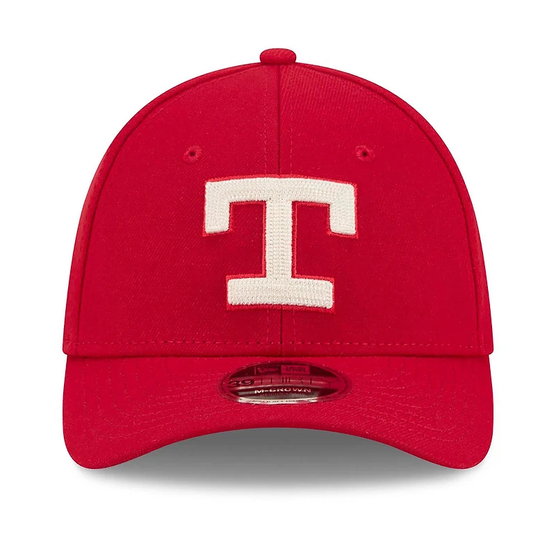 Men's New Era Red Texas Rangers 2026 City Connect M-Crown 39THIRTY Flex Hat