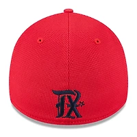 Casquette d'entraînement au bâton City Connect 39THIRTY Flex rouge des Texas Rangers de New Era pour homme