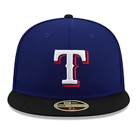 Men's New Era Royal/Black Texas Rangers 2026 Baseball Hall of Fame 59FIFTY Fitted Hat