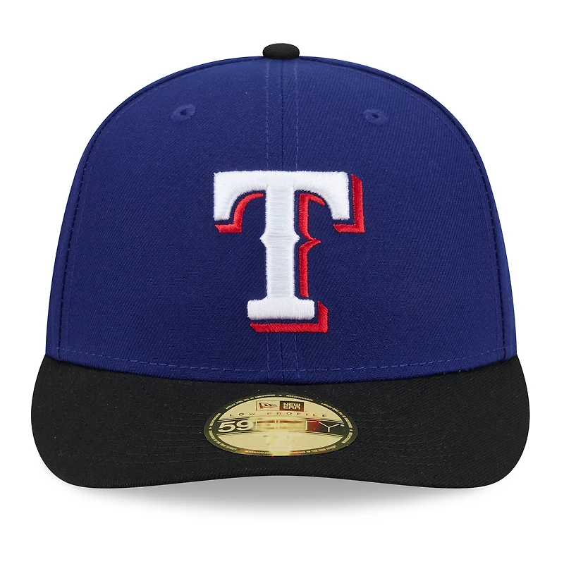 Men's New Era Royal/Black Texas Rangers 2026 Baseball Hall of Fame 59FIFTY Low Profile Fitted Hat