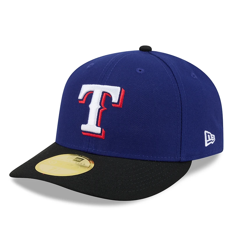 Men's New Era Royal/Black Texas Rangers 2026 Baseball Hall of Fame 59FIFTY Low Profile Fitted Hat