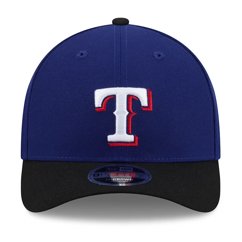 Men's New Era Royal/Black Texas Rangers 2026 Baseball Hall of Fame 9FORTY M-Crown Adjustable Hat