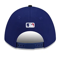 Casquette ajustable New Era 9FORTY M-Crown pour homme, bleu royal/noir, Texas Rangers, Temple de la renommée du baseball 2026