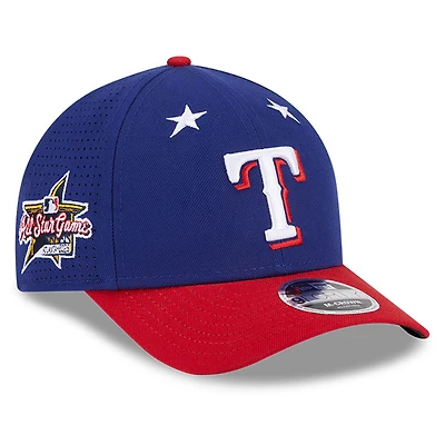 Casquette ajustable New Era Royal/Rouge Texas Rangers 2025 MLB All-Star Game 9FORTY M-Crown pour homme