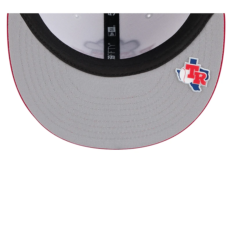 Men's New Era Royal/Red Texas Rangers 2025 MLB Clubhouse 59FIFTY Fitted Hat