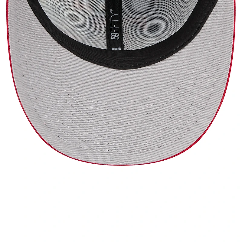 Men's New Era Royal/Red Texas Rangers 2025 MLB Diamond Hero Edition Low Profile 59FIFTY Fitted Hat