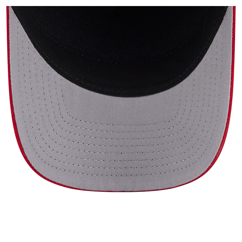 Casquette ajustable New Era Texas Rangers Arch 9FORTY A-Frame M-Crown pour homme, bleu royal/rouge