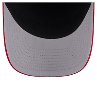 Casquette ajustable New Era Texas Rangers Arch 9FORTY A-Frame M-Crown pour homme, bleu royal/rouge